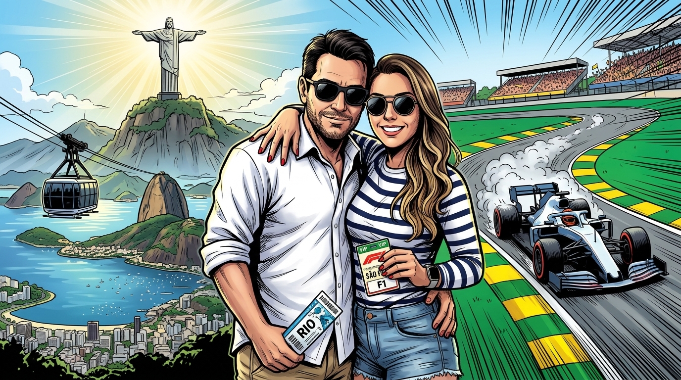 Brasil 2026 Anime Illustration